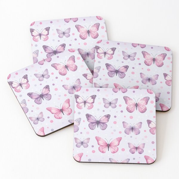 Item preview, Watercolor Butterfly Pattern designed and sold by Furbulous Faces.