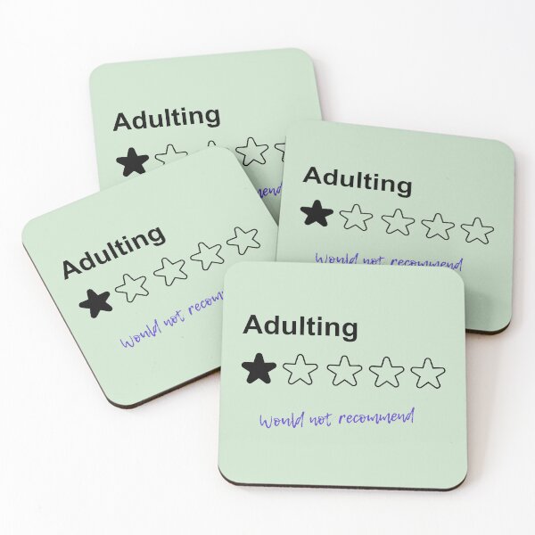 Item preview, Adulting designed and sold by RedFirecracker.