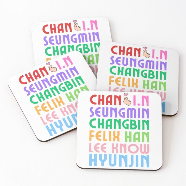 Item preview, SKZ OT8 Colorful Names designed and sold by Hyunnibear.