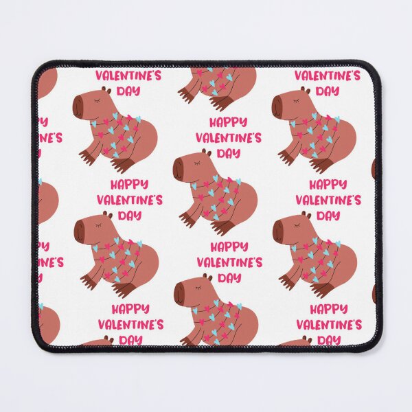 Item preview, valentine's day, valentine's day, capybara in love designed and sold by m-litomirskaya.