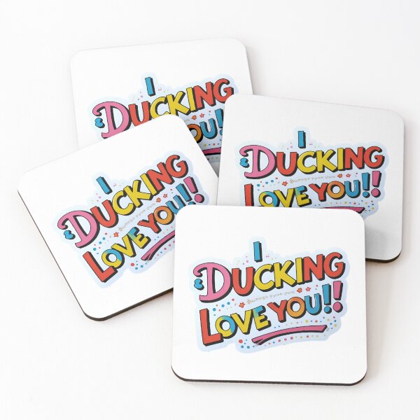 Item preview, Bright Autocorrect I Ducking Love You designed and sold by soulcanvasclltv.