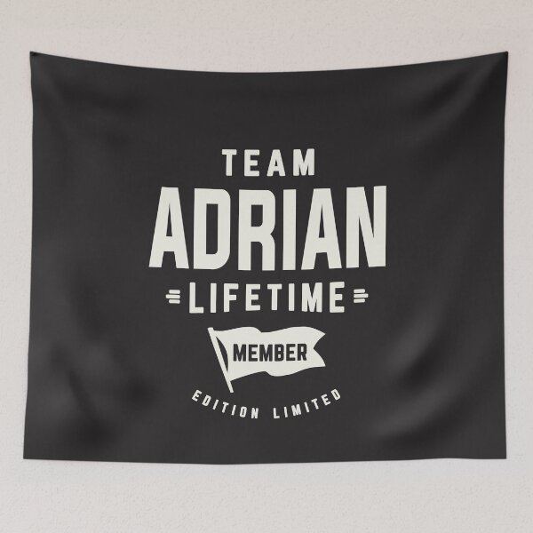 Item preview, Team Adrian Lifetime Member Funny Name Adrian designed and sold by cidolopez.