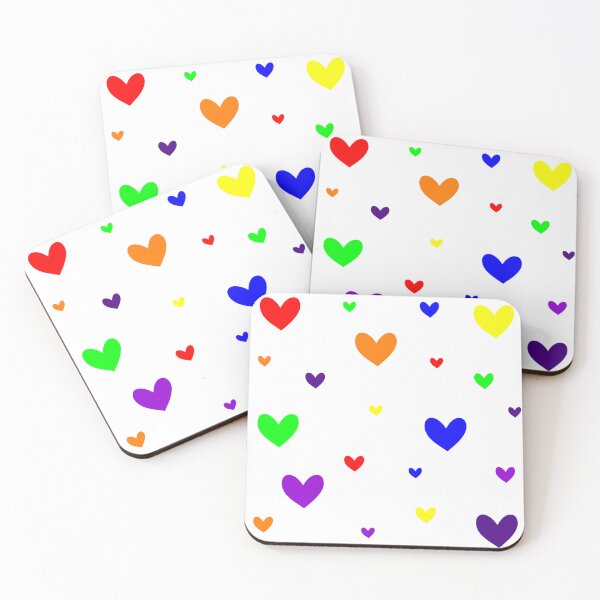Item preview, Rainbow Hearts designed and sold by Aesthetic Crew.