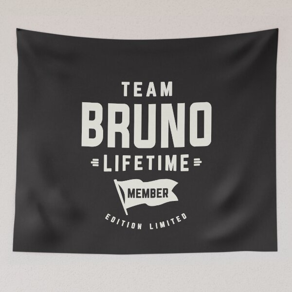 Item preview, Team Bruno Lifetime Member Funny Name Bruno designed and sold by cidolopez.