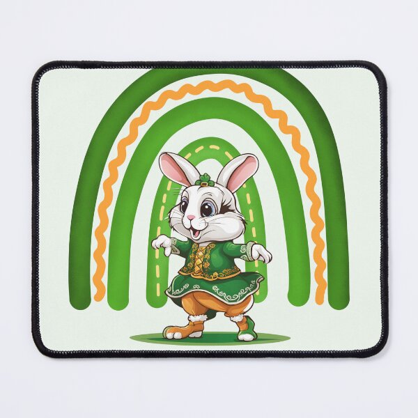 Item preview, Rabbit in a green irish suit, Feis, Oireachtas, Ghillies,St Patricks Day, Cute Rabbit in Green, Irish Dancer, Kiss Me im Irish designed and sold by KolorellaS.