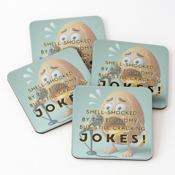 Item preview, Egg Crisis 2025 - Shell-shocked... yet cracking JOKES! designed and sold by nature. electrified..