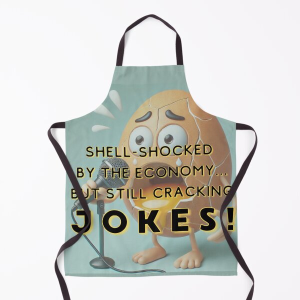 Item preview, Egg Crisis 2025 - Shell-shocked... yet cracking JOKES! designed and sold by nature. electrified..