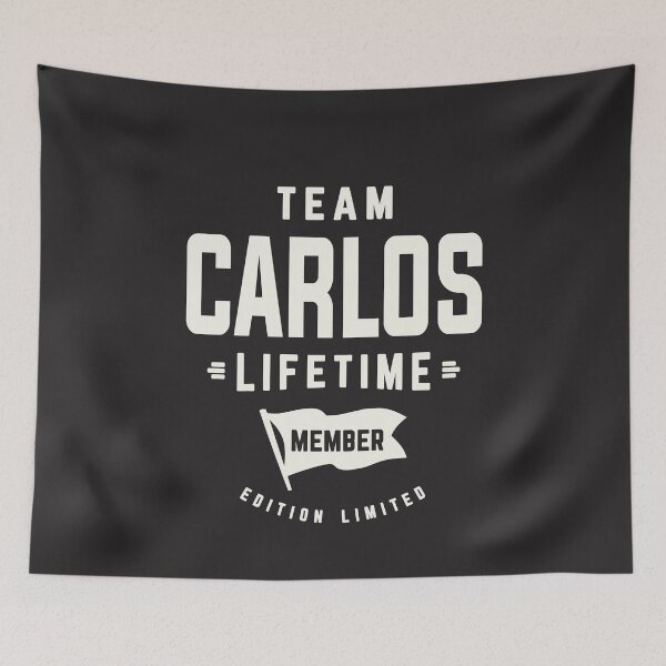 Item preview, Team Carlos Lifetime Member Funny Name Carlos designed and sold by cidolopez.