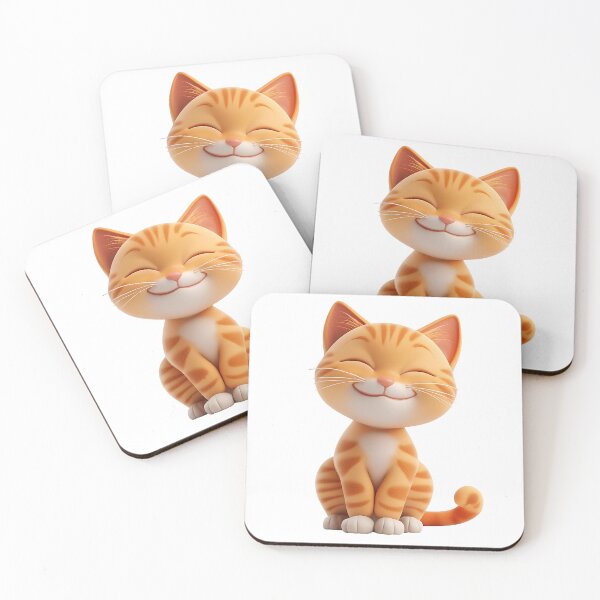 Item preview, A cute cat is smiling happily. designed and sold by Happy Shop.