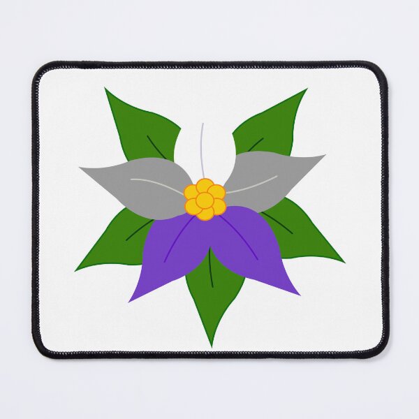 Item preview, Poinsettia Pride Flag Greysexual designed and sold by HarveyHandcraftsandDesigns.