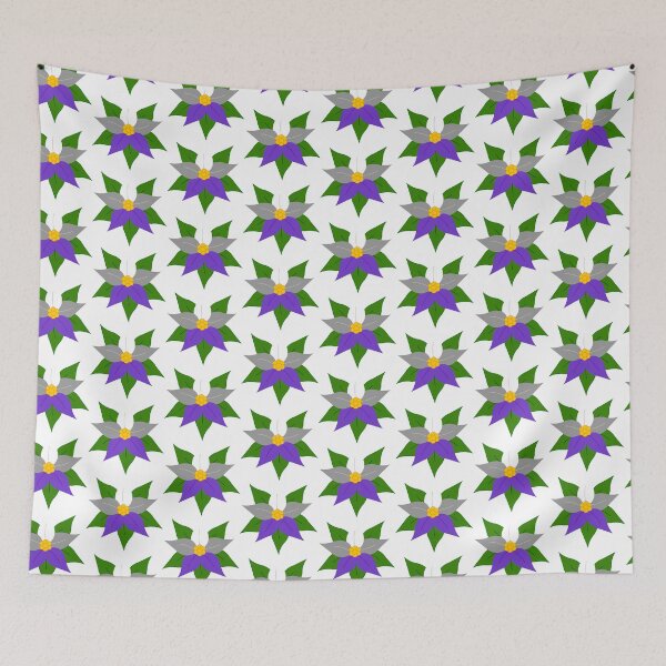 Item preview, Poinsettia Pride Flag Greysexual designed and sold by HarveyHandcraftsandDesigns.