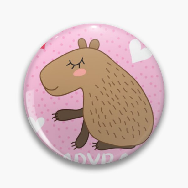 Item preview, valentine's day, valentine's day, capybara in love designed and sold by m-litomirskaya.