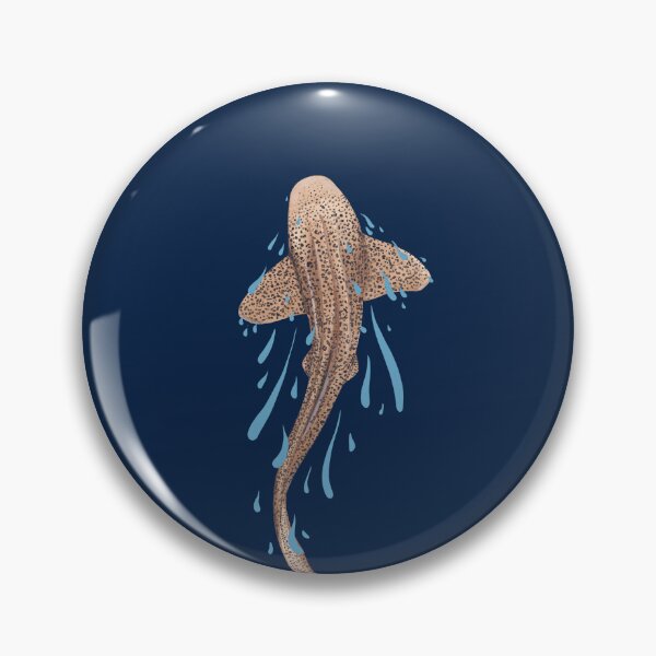 Item preview, ZEBRA/LEOPARD SHARK -stegostoma fasciatum (waterdrop) designed and sold by BEATRIZ ABAITUA.