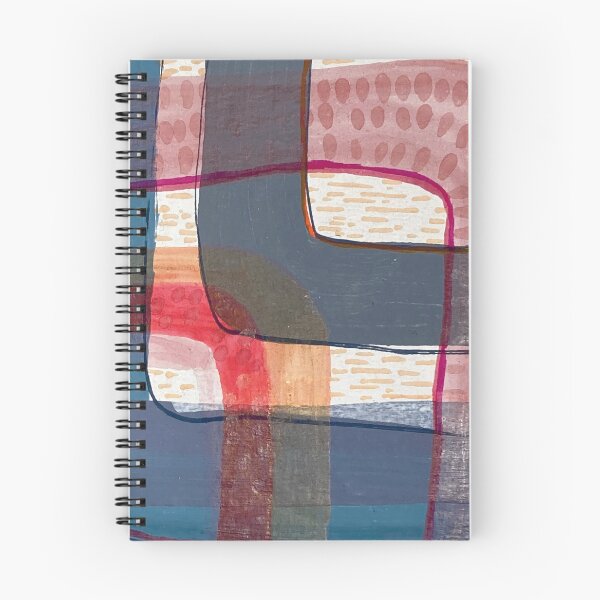 Item preview, Abstraction in blue and red designed and sold by Maria Santos Prieto.