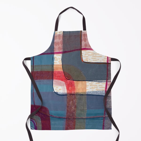 Item preview, Abstraction in blue and red designed and sold by Maria Santos Prieto.