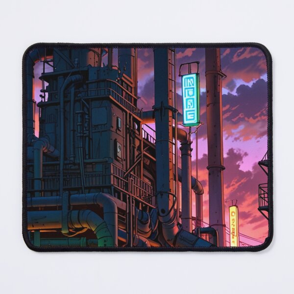 Item preview, Neon Factory Sunset designed and sold by TondoMeander.