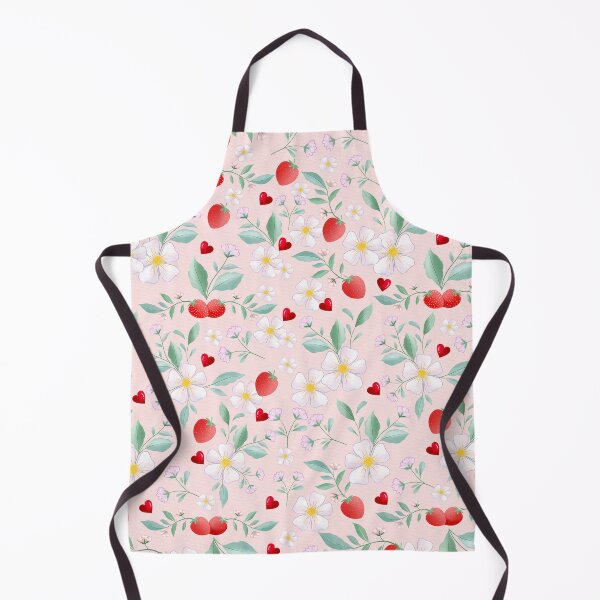 Item preview, Lovely pattern of flowers, strawberries and hearts. Very romantic. designed and sold by Sandra Brezina.