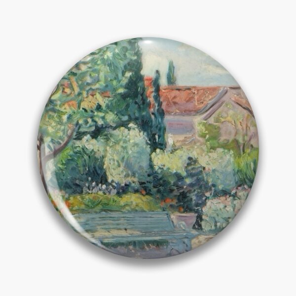 Aperçu de l'œuvre Peinture de jardin impressionniste | Paysage serein du sud de la France créée et vendue par CARRAANN.