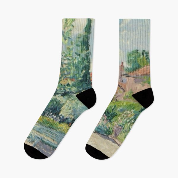 Item preview, Impressionist Garden Painting | Serene Southern France Landscape designed and sold by CARRAANN.
