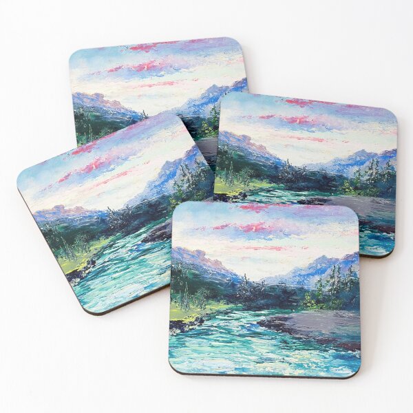 Item preview, Vintage River Landscape designed and sold by tomorrowsart.