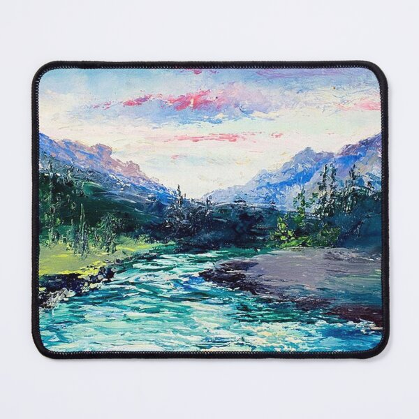 Item preview, Vintage River Landscape designed and sold by tomorrowsart.