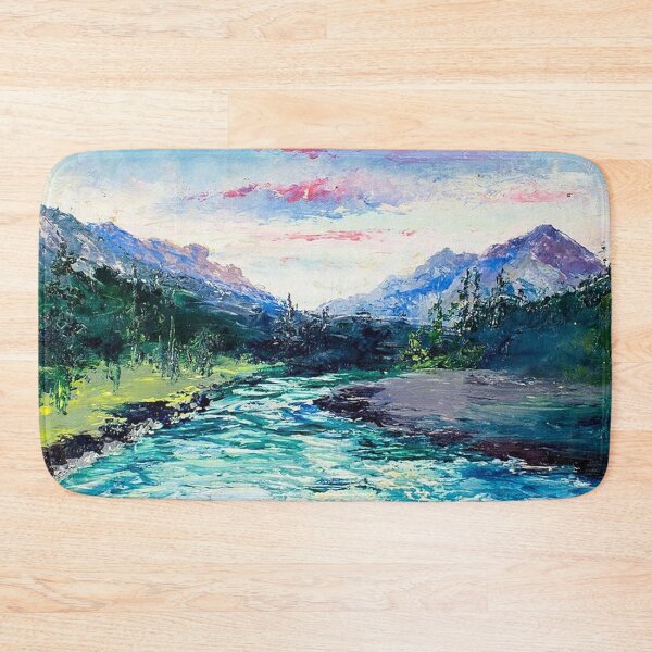 Item preview, Vintage River Landscape designed and sold by tomorrowsart.
