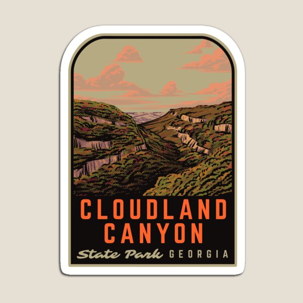 Item preview, Cloudland Canyon State Park Georgia Retro designed and sold by HalpinDesign.