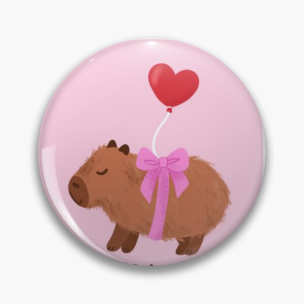 Item preview, Capy of valentine's day, valentine's day, capybara in love designed and sold by m-litomirskaya.