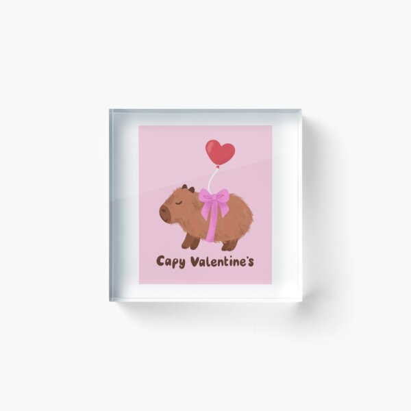 Item preview, Capy of valentine's day, valentine's day, capybara in love designed and sold by m-litomirskaya.