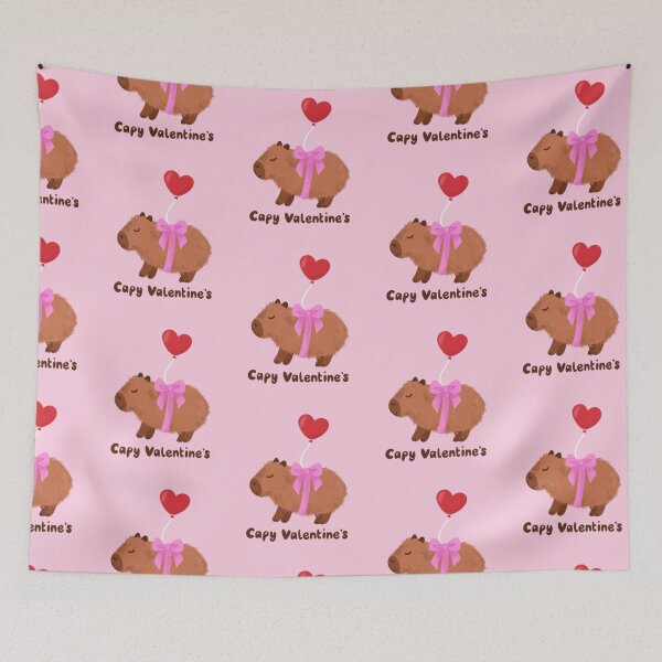 Item preview, Capy of valentine's day, valentine's day, capybara in love designed and sold by m-litomirskaya.