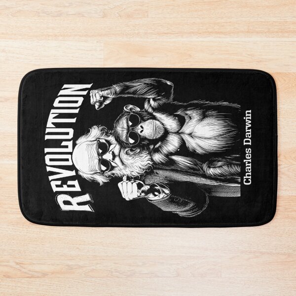 Item preview, Charles Darwin Evolution Revolution Funny Monkey Protest designed and sold by GrandeDuc.