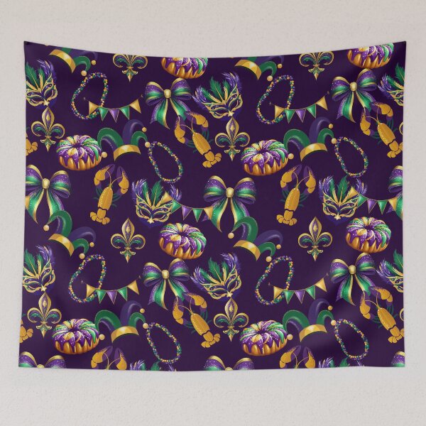 Item preview, Mardi Gras Purple Pattern designed and sold by KeeganCreations.