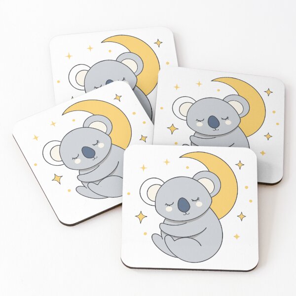 Item preview, Sleepy Koala Hugging a Crescent Moon designed and sold by omerfdln34.