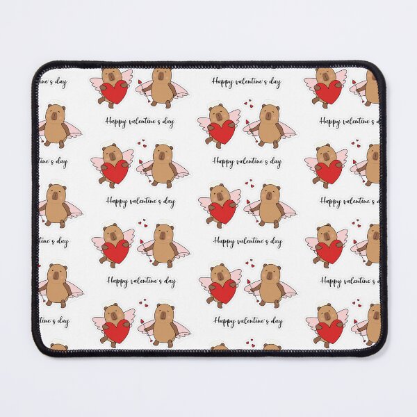 Item preview, valentine's day, valentine's day, capybara in love designed and sold by m-litomirskaya.