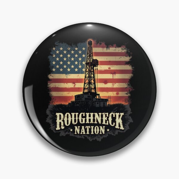 Item preview, Roughneck Nation Oilfield American Worker designed and sold by Blok45.