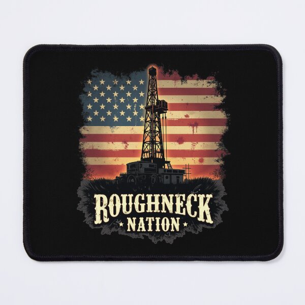 Item preview, Roughneck Nation Oilfield American Worker designed and sold by Blok45.