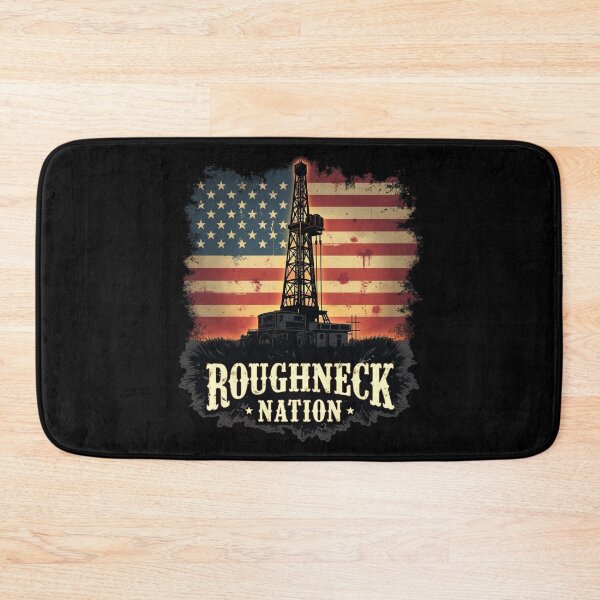 Item preview, Roughneck Nation Oilfield American Worker designed and sold by Blok45.