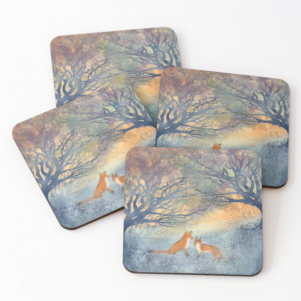 Item preview, Two Foxes designed and sold by awanderingsoul.