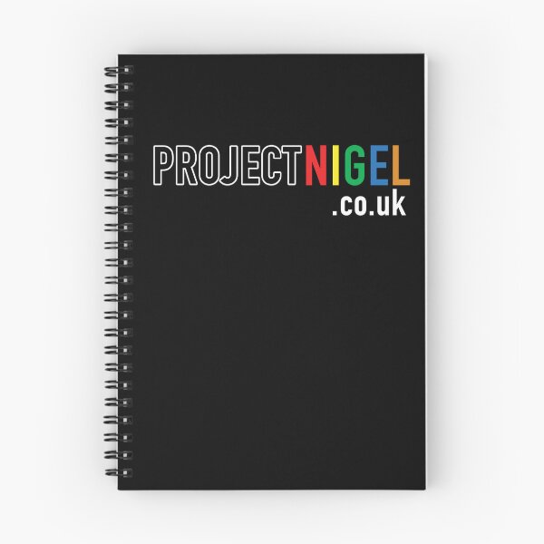 Item preview, Proyecto Nigel - Esquema de declaración en blanco con color sobre fondo oscuro (PNO4) designed and sold by ProjectNigel.