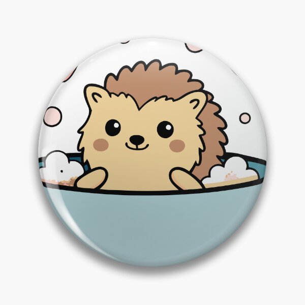 Item preview, Bubble Bath Hedgehog in a Cozy Teacup designed and sold by omerfdln34.
