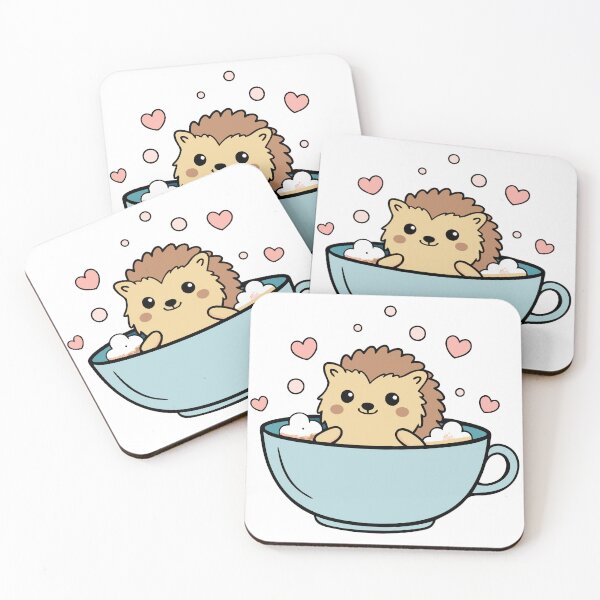 Item preview, Bubble Bath Hedgehog in a Cozy Teacup designed and sold by omerfdln34.