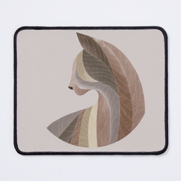 Item preview, Abstract Cat Silhouette in Mocha Mousse designed and sold by NoaaDesign.