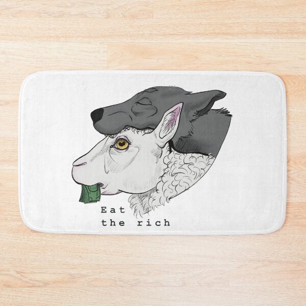 Item preview, Sketchy eat the rich sheep wolf designed and sold by GnomelyDragon.