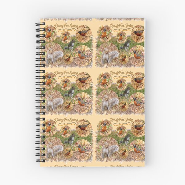Item preview, Ready For Spring, Robins and Squirrels Photo Collage designed and sold by kristalcurt.