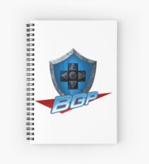 BGP Logo: Letters Only With Shield Spiral Notebook