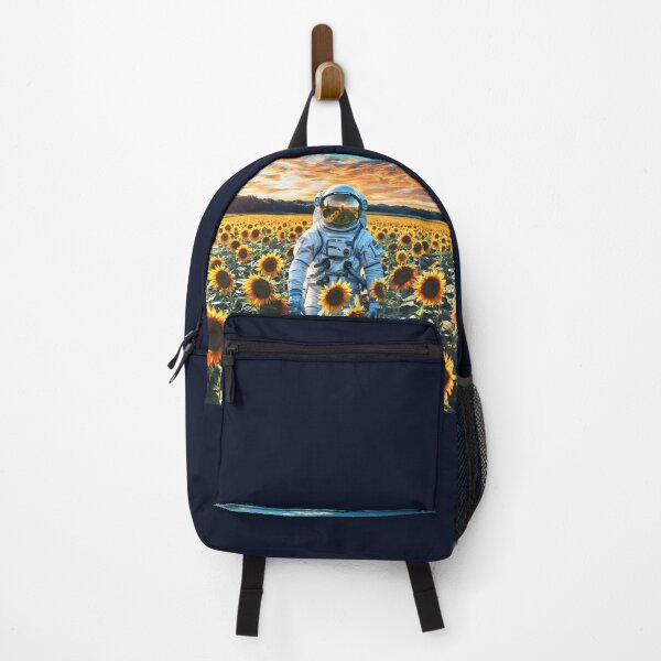 Item preview, Astronaut in Sunflower field. The untold story of an astronaut journey to a far-off planet, cute astronaut, cosmonaut, moon, star, constellation Mask designed and sold by Collagedream.