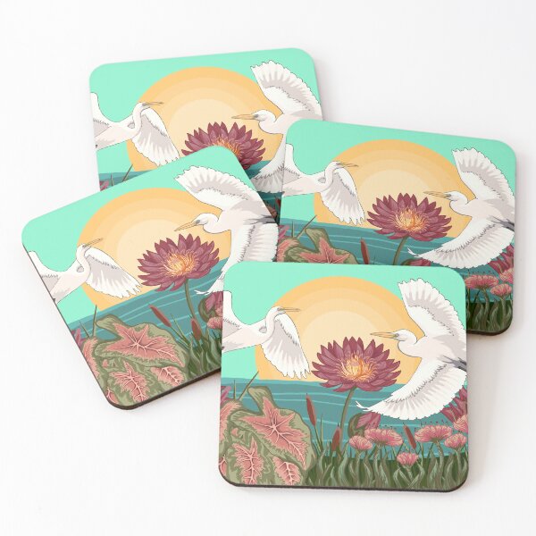 Item preview, Art Deco Cranes designed and sold by awanderingsoul.