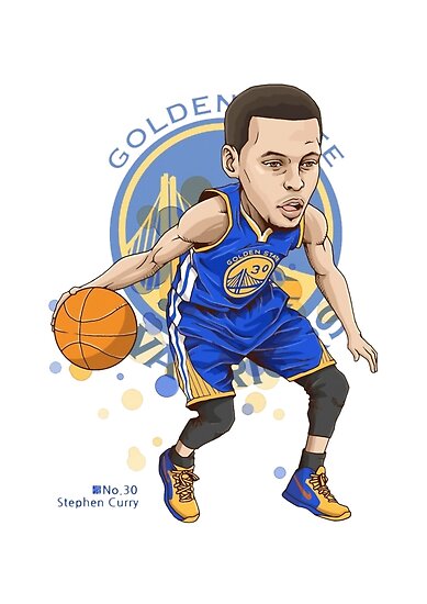 "Stephen Curry tröpfelt" Poster von leologie | Redbubble