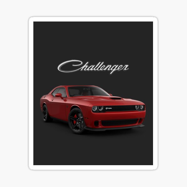 Item preview, Red Challenger Powerful Muscle Car Design designed and sold by wearecarlovers-.