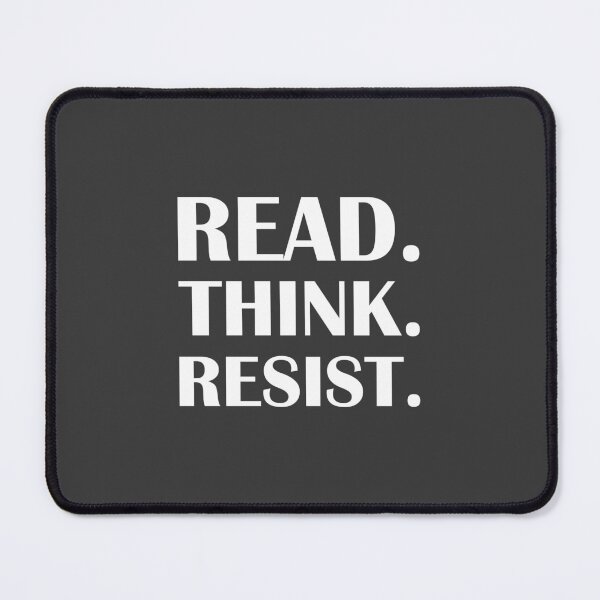 Item preview, Read. Think. Resist. / Introvert Joke Funny T-Shirt Label designed and sold by introvertvibes.